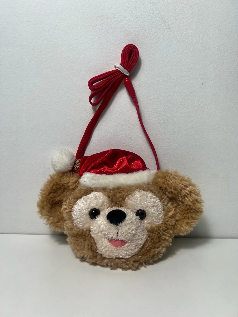 Tokyo Disney Sea Duffy The Disney Bear Christmas Plush Coin Purse Pass Holder